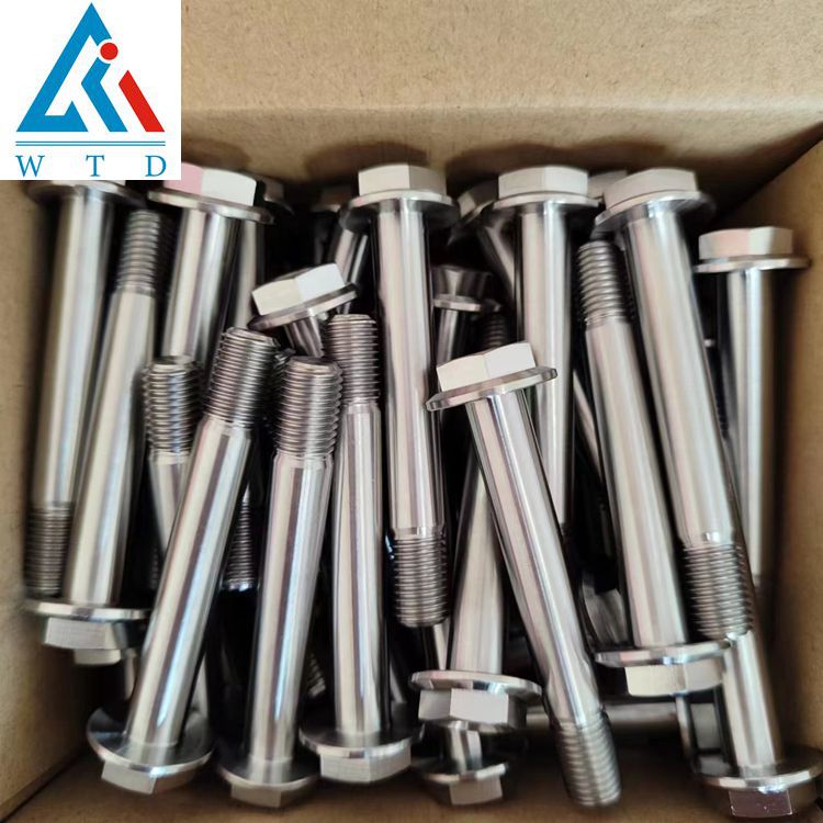 Titanium hex flange head bolts Titanium hex flange head bolts