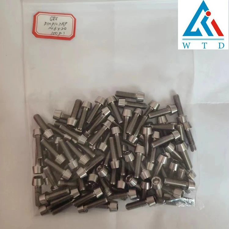 M6 titanium taper head screw M6 titanium taper head screw